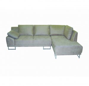AH-497 // Microfiber Modern Sectional 497 in Gray Color