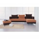 Eho-F135 // Modern Two-Toned Sectional with Color Options