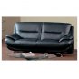 Black or Two-Toned 7068 Leather Sofa by A.E.  //  AE-7068