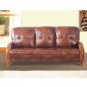 Brown Color Leather Contemporary Living Room Sofa  //  ESF-747