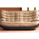 Contemporary Half Leather Sofa Brooklyn Heights  //  Model: ESF-2067