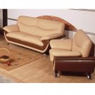 Contemporary 1-2 Genuine Leather Sofa Gemma  //  ESF-648