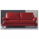 European Modern Style Leather Red Dawn Sofa  //  ESF-96