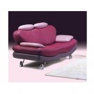 ESF-79  //  Stylish 1-2 Genuine Leather Sofa Magenta