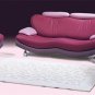 ESF-79  //  Stylish 1-2 Genuine Leather Sofa Magenta