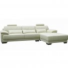WSI-670  //  Aspen Leather Sectional Sofa Set with High Back