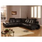 CR-VE Bentley // Bentley Black Leather Modern Design Luxury Sectional