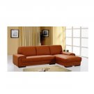 BH Velop  //  Velop Modern Orange Leather Modern Sectional Sofa