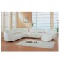 GF-553 // Leather Sectional '553' /  white