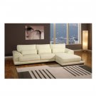 CR-Lima  //  LimaLima  Top Grain White Leather Contemporary Sofa Sectional