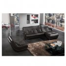 Eho-8102  //   Premium Italian Leather Modern Sectional with Color Options