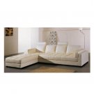 Eho-TD809  //   Robere Italian Leather Sectional with Oak Legs