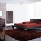 Zen Modern European Style Leather Bedroom Set