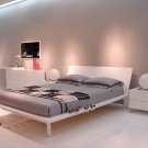 Sofia Modern White Lacquer Finish Bedroom Set