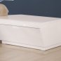 Modern Style White Shiny Rectangular Headboar Bedroom