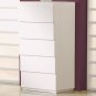 Modern Style White Shiny Rectangular Headboar Bedroom