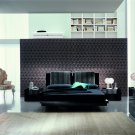 Modern Diamond Italian Bedroom Set With Swarovski Crystal Inlays
