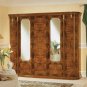 Milady Contemporary Walnut Bedroom Set