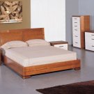 Maya Elegant Solid Wood Bedroom Set with Color Options