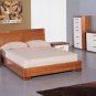 Maya Elegant Solid Wood Bedroom Set with Color Options