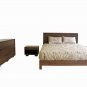 Harley 4pc Bedroom Set in Rich Walnut Finish