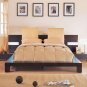 Exclusive Modern Design Dark Brown Color Wooden Bedroom Set