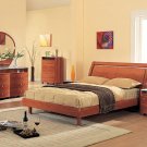 Emily Modern Bedroom set in cherry finish (Queen/King)