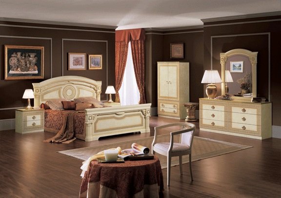 Aida Bedroom Italian Lacquer Bedroom Set