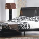 JM-Jenny  //  Jenny Chocolate Leather Modern Platform Bed