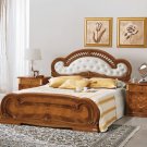 ESF-Milady  //  Milady Contemporary Walnut Platform Bed