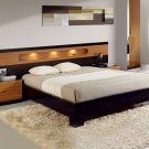 ESF-SAL //  Platform Bed with Wide Headboard Sal Collection