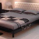 JM-Soho  //  Soho Modern Platform Bed with Leather Headboard