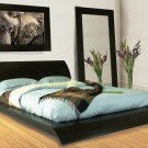 ML-MD307-Q  //    Waverly Modern Curved Platform Bed in Wenge