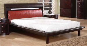 ESF-G042 // Wenge Color Platform Bed from G042 Collection by ESF
