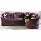 Palmera Sectional With Storage In Hazel Brown Fabric By Istikbal