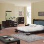B99 Contemporary Queen Bedroom Set in WENGE and WHITE Finish By Global Furniture