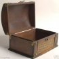 Box Medium Wood Hand Carved Jewelry Treasure Collectible 11x8x6.5 inches NEW