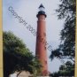 Lighthouse Historic American Lighthouses Book & 6 Minature Models  Sculpture Collection New