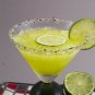 Martini Margarita 2 Glass Emerald Green Unique Designer Style Barware Glassware NEW