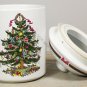 Christmas Ribbon Tree Holiday Cookie Jar Christmas Season