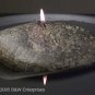 Candle River Rock Unique Distinctive Designer Candle Unusal