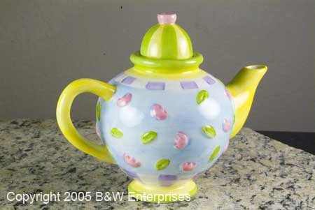 oneida ceramic teapot