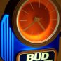 Vintage authentic Bud-Light Beer Corporate Bartender Sign Electric w Clock produced 1993 sign.