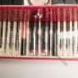 "Black" Markwins 34 Piece Ladies Makeup Kit Traincase Mirror Lip Stick Gloss Blush Brushes NEW