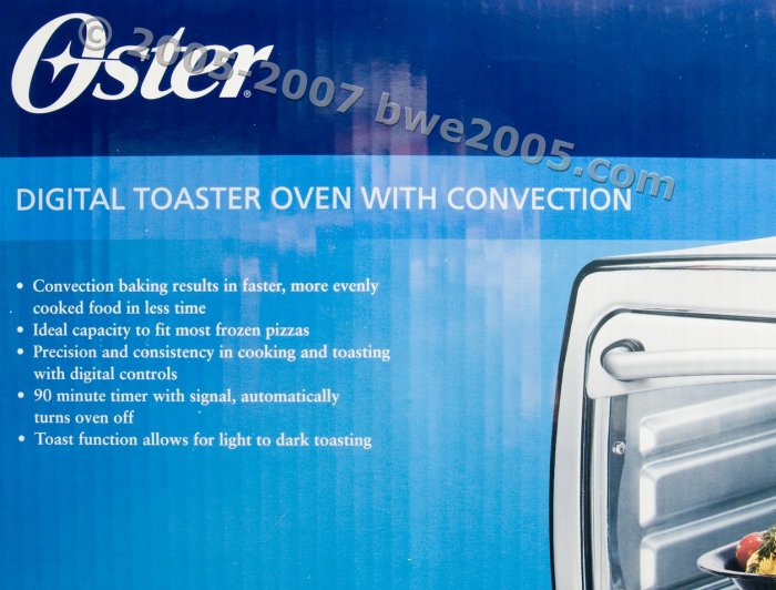 Oster Model 6058 6 Slice Toaster Convection Tabletop Oven w Racks NIB
