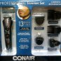 Conair 188GDC 13 piece Professional Beard Hair Trimmer Cutter Set Cordless Rechargeable