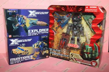 Transformers ROTF Bruticus Maximus & Fansproject Crossfire 02A 02B Explorer & Munitioner X Fire