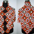 hand crochet flower shawl,free shipping