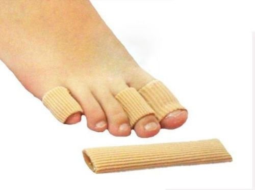 Toe problems Gel Toe Finger Protectors Toe Pain Sore Toe Blisters Tube Foot Corn Sz L