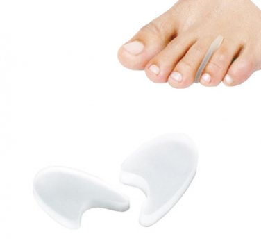 Foot Corn Between-toe Corns Calluses Gel Toe Spreaders Protector Pain in Toe Corn Cushion Sz L